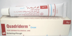 معلومات عن استخدام كريم كوادريدرم Quadriderm لعلاج التهاب الجلد