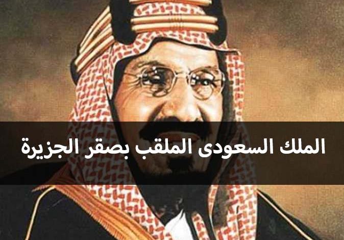 الذي لقب بصقر الجزيرة هو الملك