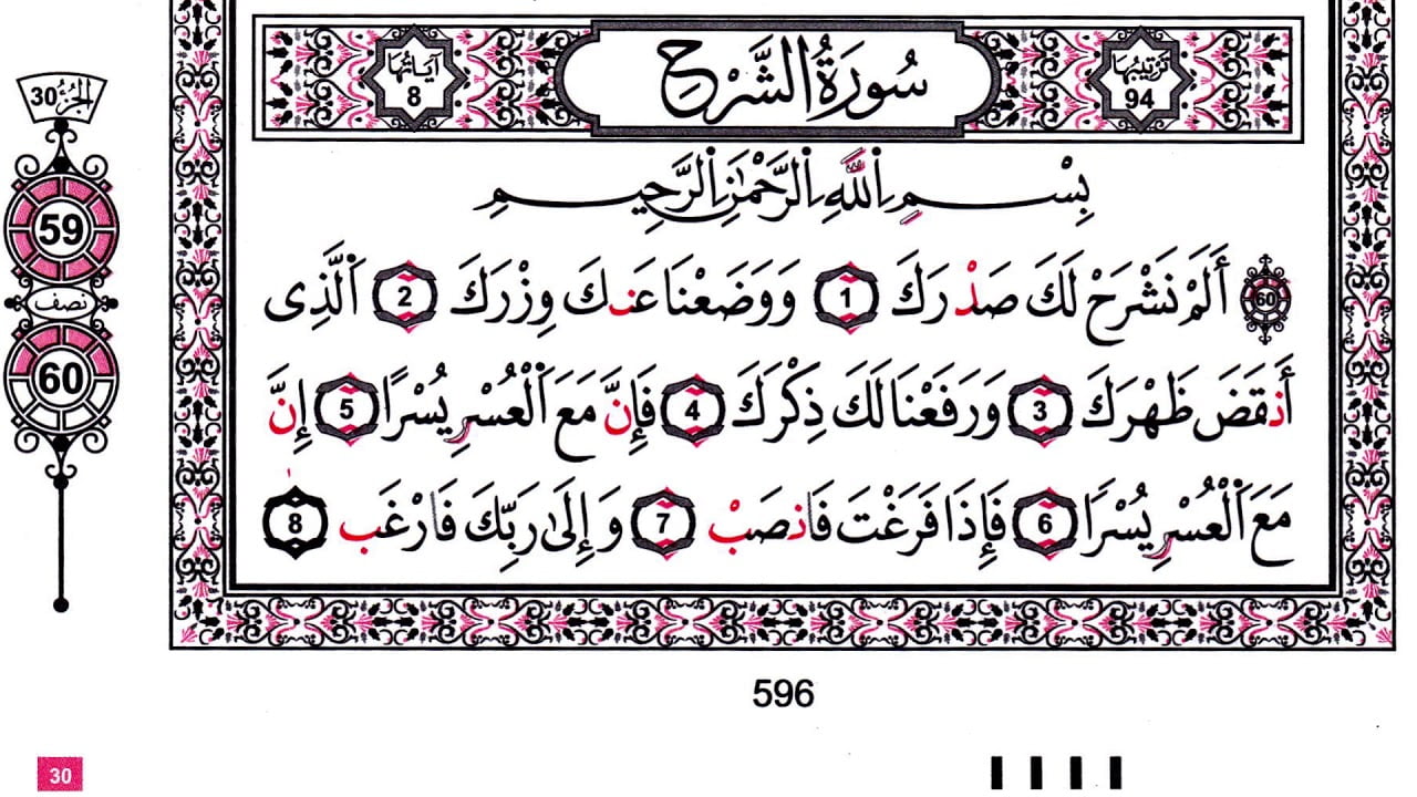 تفسير حلم رؤية او سماع سورة الشرح في المنام