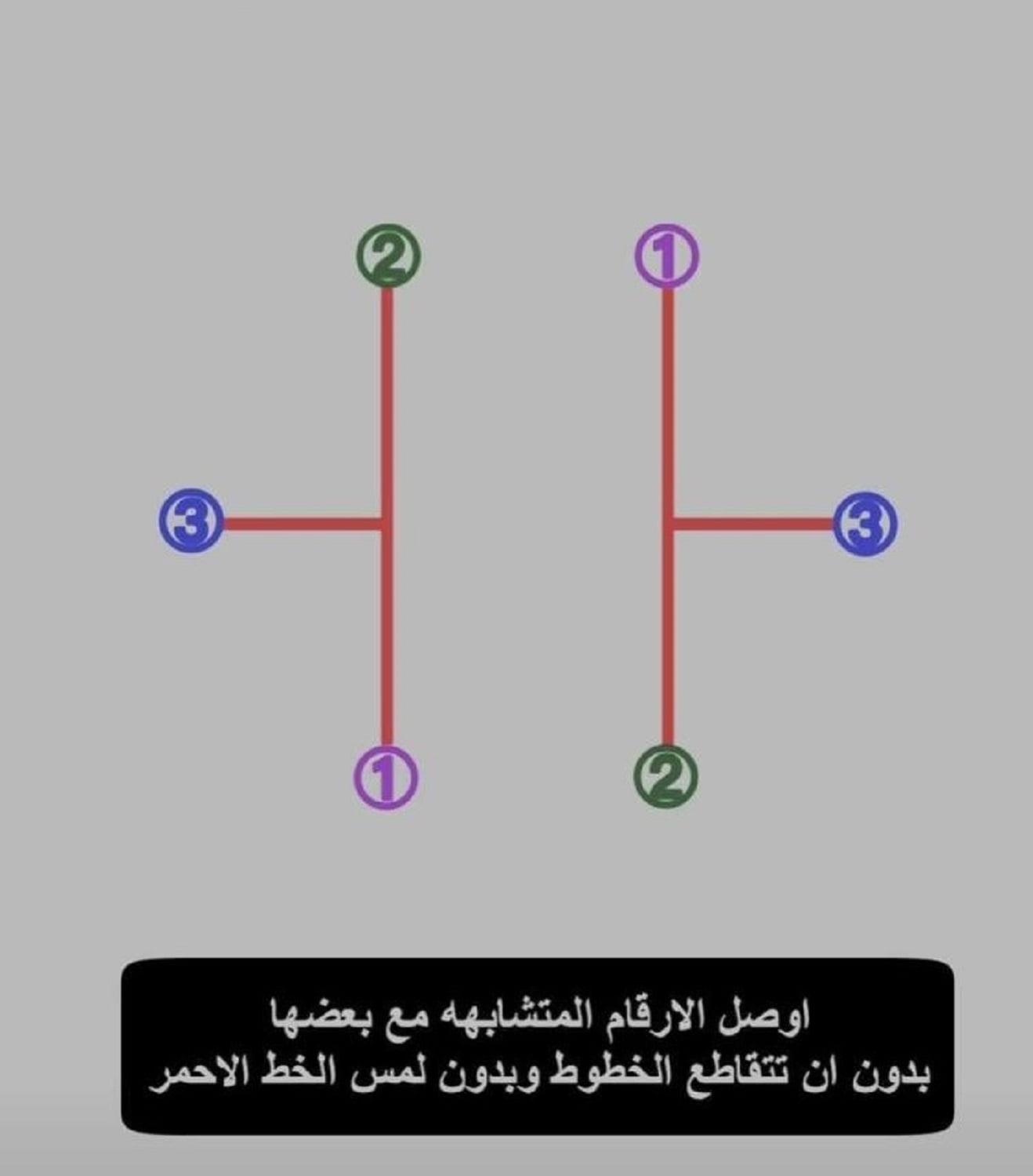 لغز يخلي عقلك يعرق اوصل الارقام المتشابهه