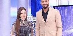 غزل المذيعة ياسمين عز وأبو جبل في حلقة على mbc التفاصيل