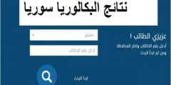 رابط نتائج البكالوريا حسب الاسم فقط 2022